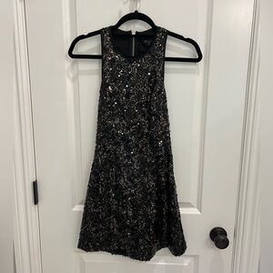 NBD Black Sequin Dress